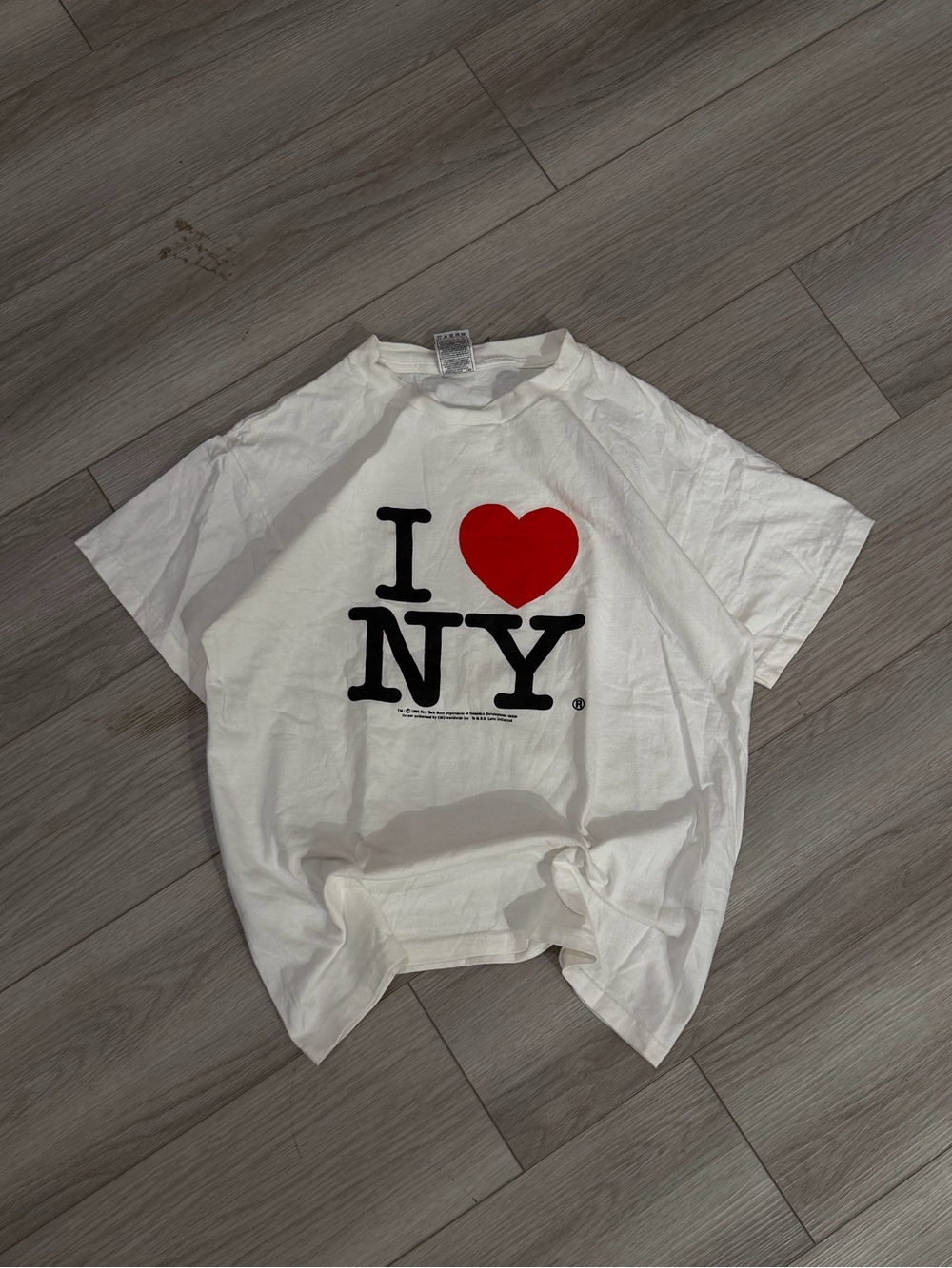 90’s I ❤️ NY white t-shirt